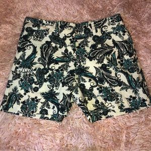 Loft Ann Taylor Paisley Print Shorts